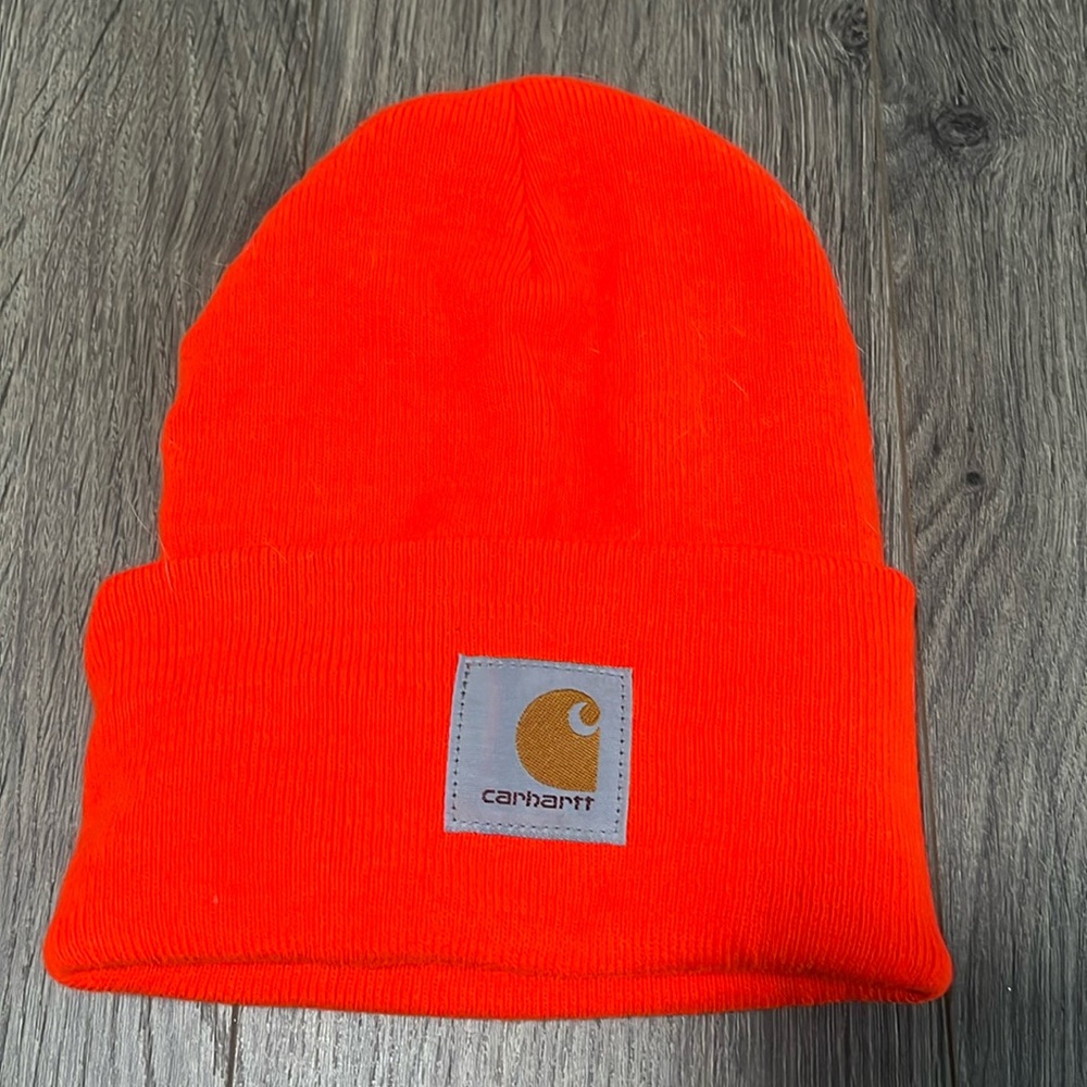 Orange carhartt hat